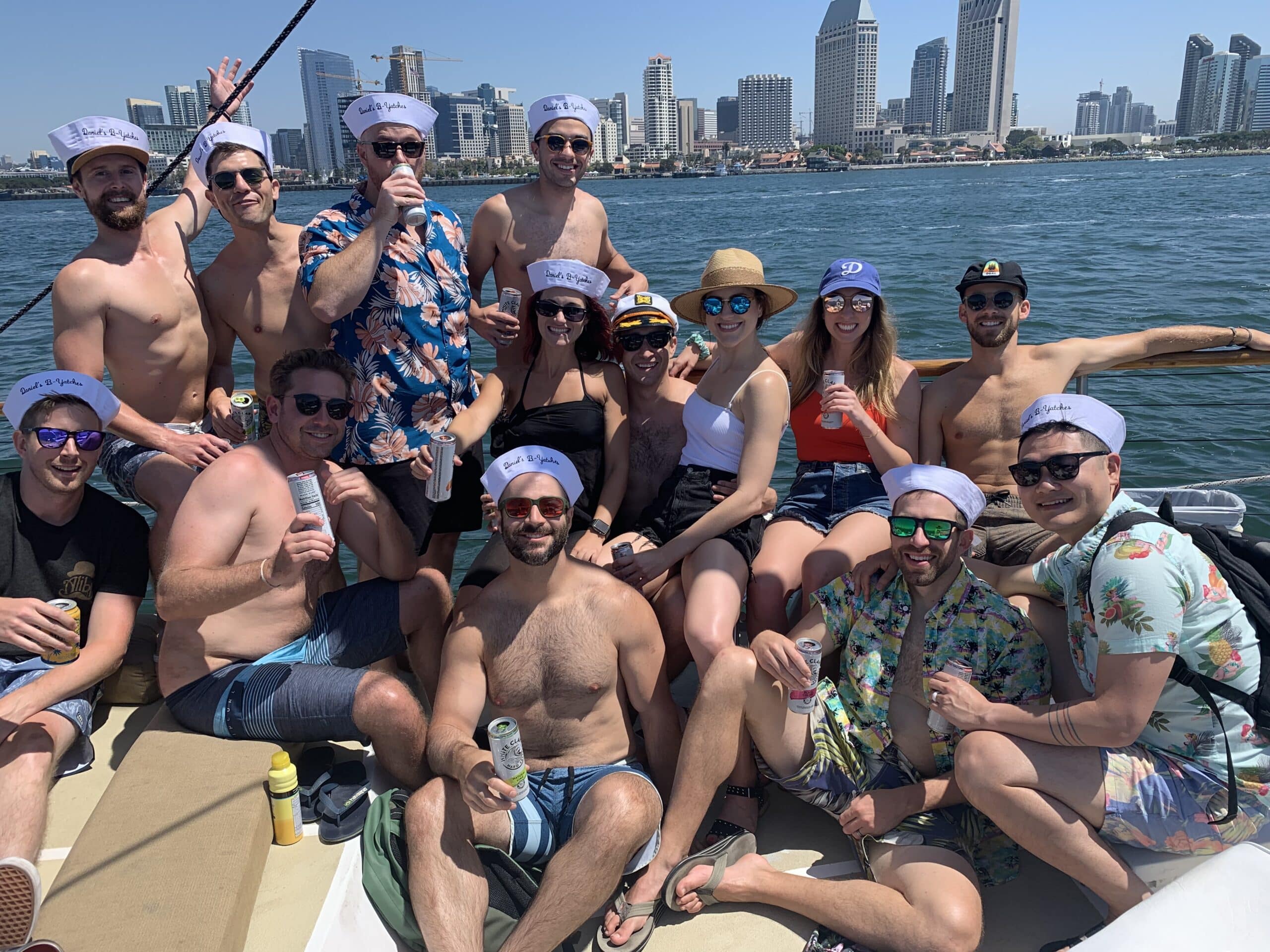 Bachelor Party on Sailing Charter with Romancing the Wind